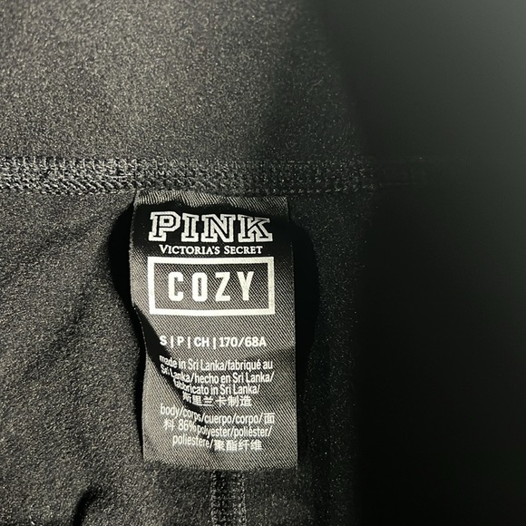 PINK Victoria’s Secret Black Leggings size S - Picture 5 of 12